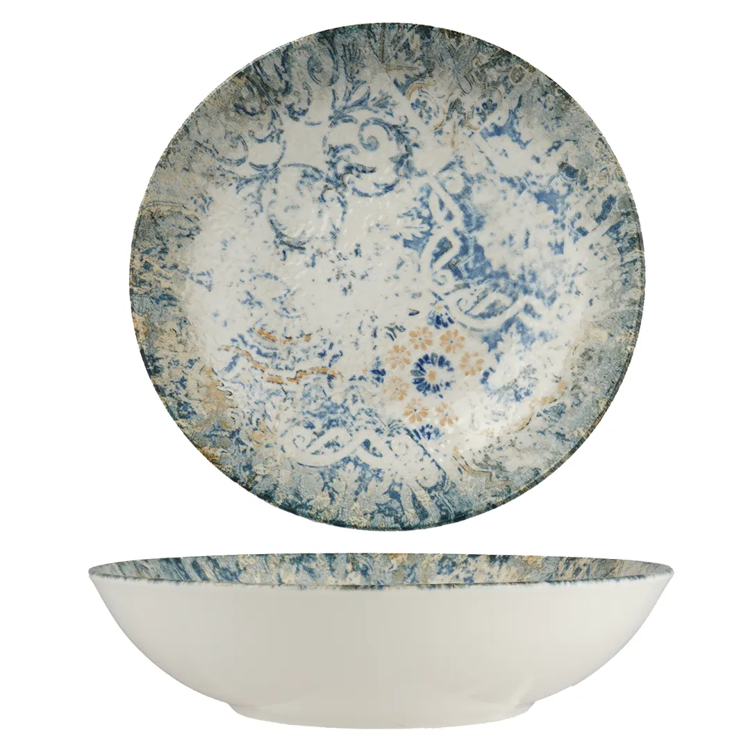Ariane Porcelain DVCARN05M012002 Vital Coupe Round Deep Plate, 10 1/4" (26 Cm), Porcelain - 6/Case