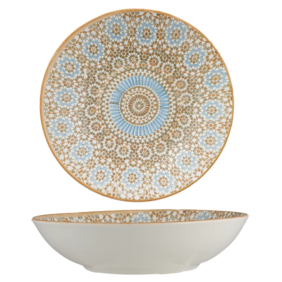 Ariane Porcelain DVCARN05Z012002 Vital Coupe Round Plate 10-1/4" Tangier Porcelain - 6/Case