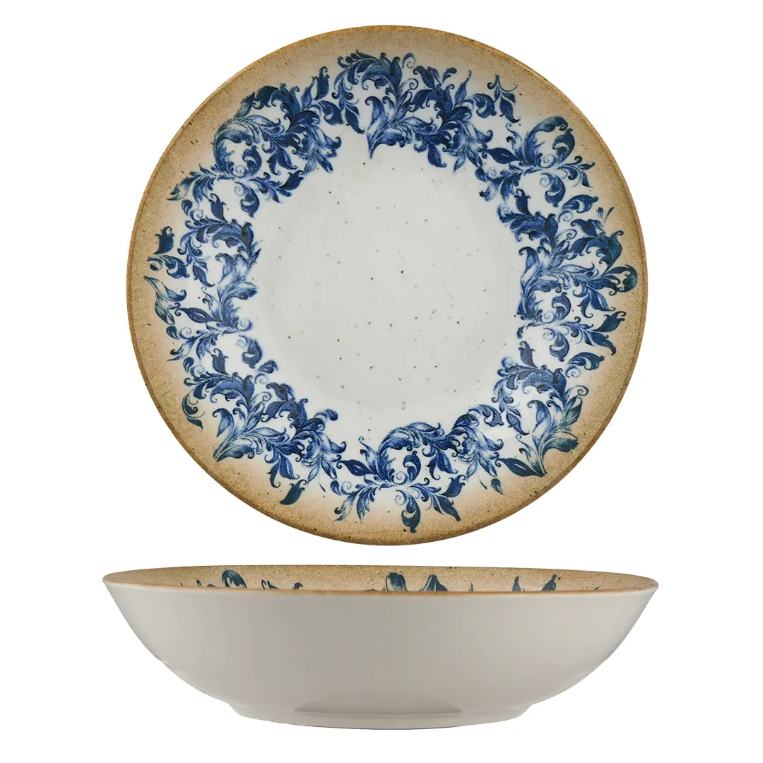 Ariane Porcelain DVCARN11K012002 Amalfi China Plate, 10.25" Round, Porcelain - 6/Case