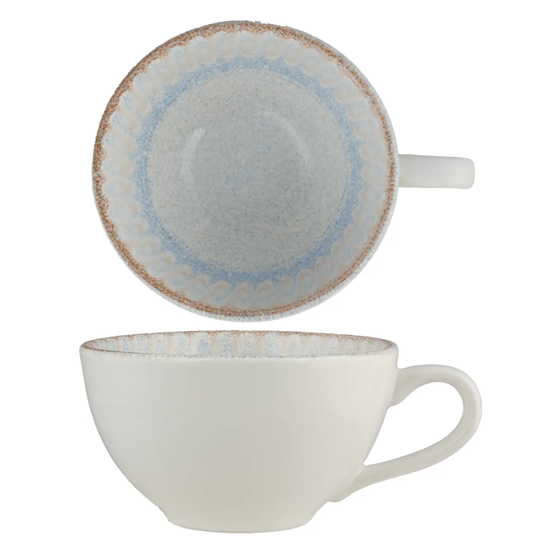 Ariane Porcelain DXRARN11L044016 Luxury Cup, 5 2/5 Oz, Porcelain, Athena - 12/Case