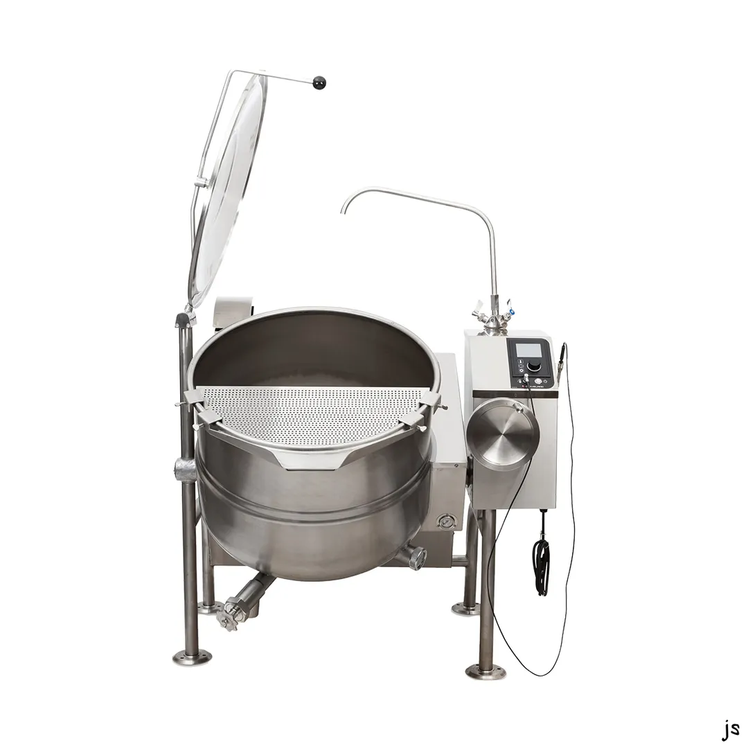 Cleveland KGL60T 60 Gallon Floor Tilting 2/3 Steam Jacketed Gas Kettle, 190.000 BTU