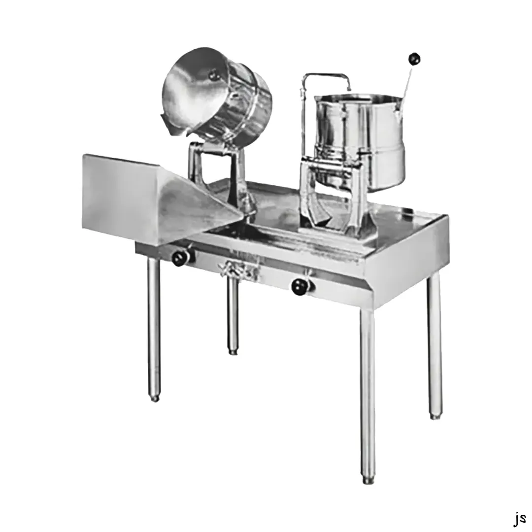 Groen MS88327 15 Gallon Floor Tilting 2/3 Steam Jacketed Electric Kettle Cabinet Assembly
