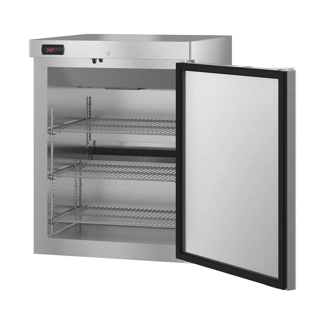 Hoshizaki HR24C 23"W Compact One Solid Door Undercounter Reach-in Refrigerator - Open box