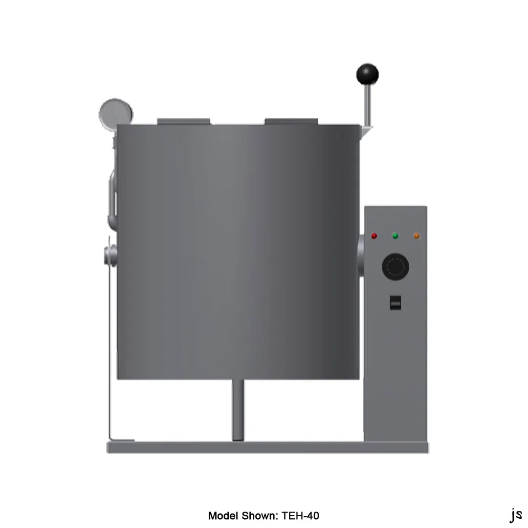 Legion TEH-20MV 5 Gallon Countertop Tilting 2/3 Steam Jacketed Electric Kettle w/ Mixer 6.0kW