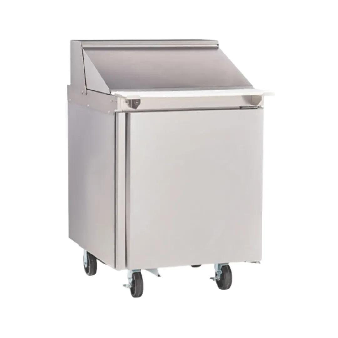 Delfield 4432NP-12M 32" One Section Mega Top Sandwich Prep Table, 1 Door, 12 Pans