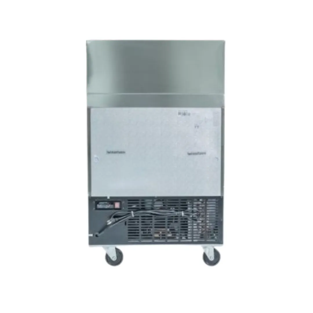 Norpole NE1R-SWMT 27" 1-Door Mega Top Sandwich and Salad Prep Table, 9 Pans, Stainless Steel