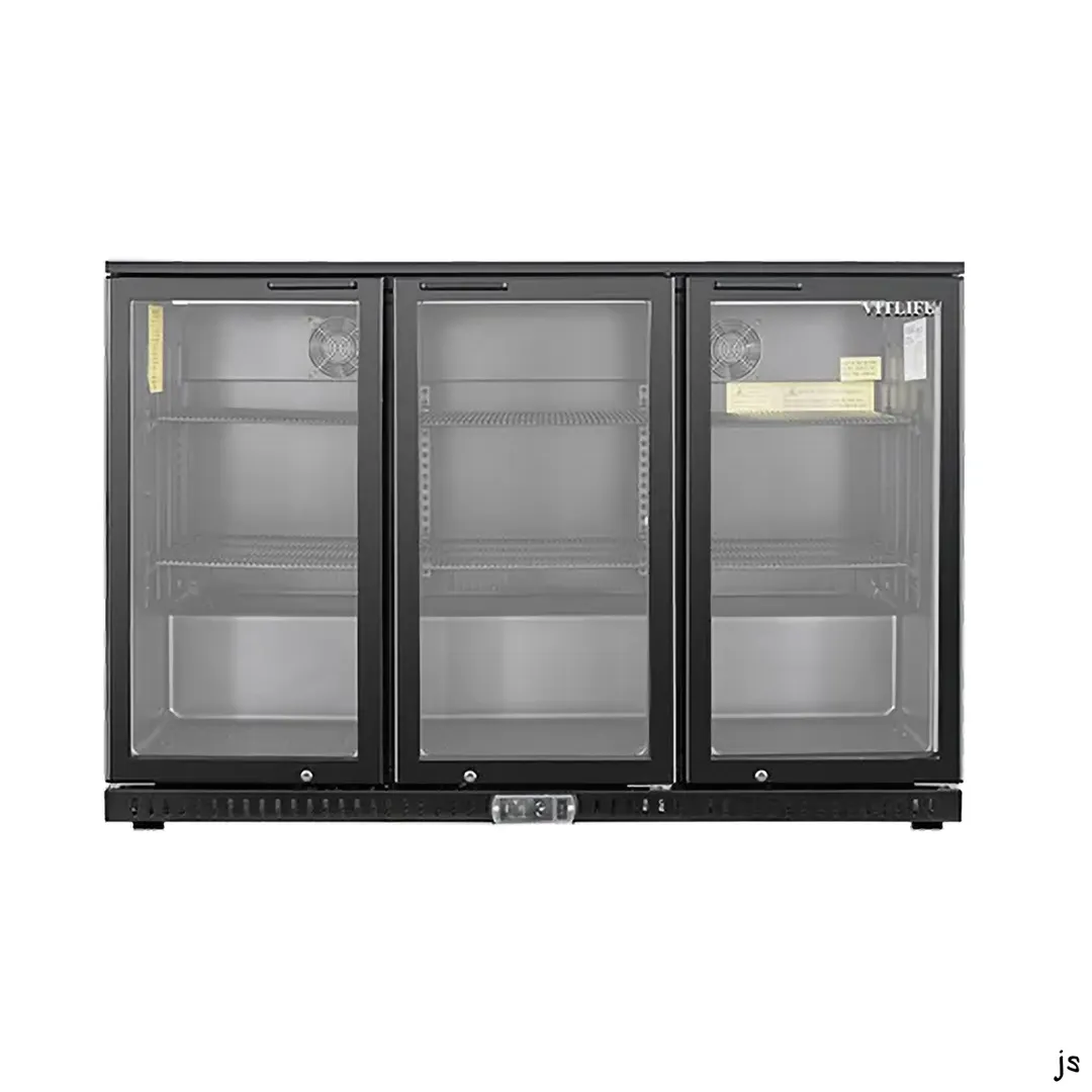 Vitlife VBBT-338H Back Bar Cooler, 11.6 Cu Ft, Swing Doors