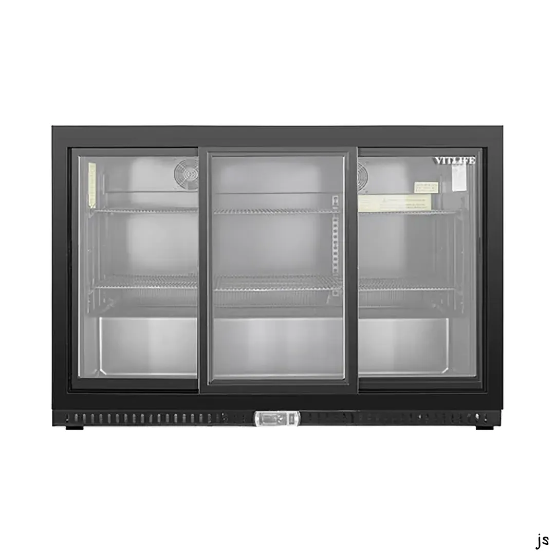 Vitlife VBBT-338S 53" Back Bar Cooler, 11.6 Cu Ft, Sliding Doors