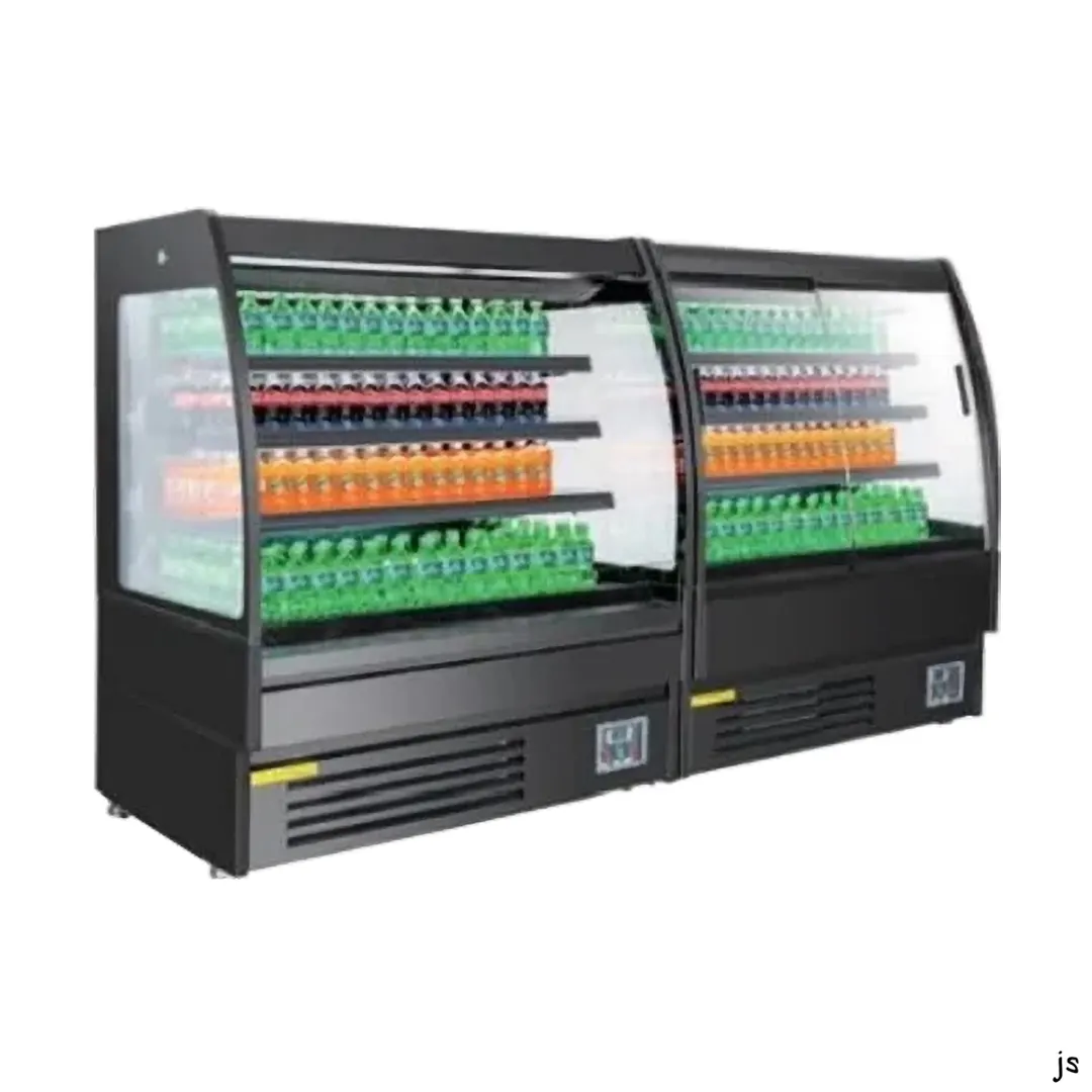 Vitlife Commercial VKMD-P1270SR 57" Self-Serve Open Air Merchandiser, 10.1 cu. ft.