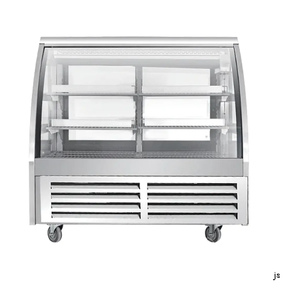Vitlife Commercial VKSC-P0908RCUS 36.2" Gravity Coil Service Case, 10.6 Cu Ft, 2 Shelves