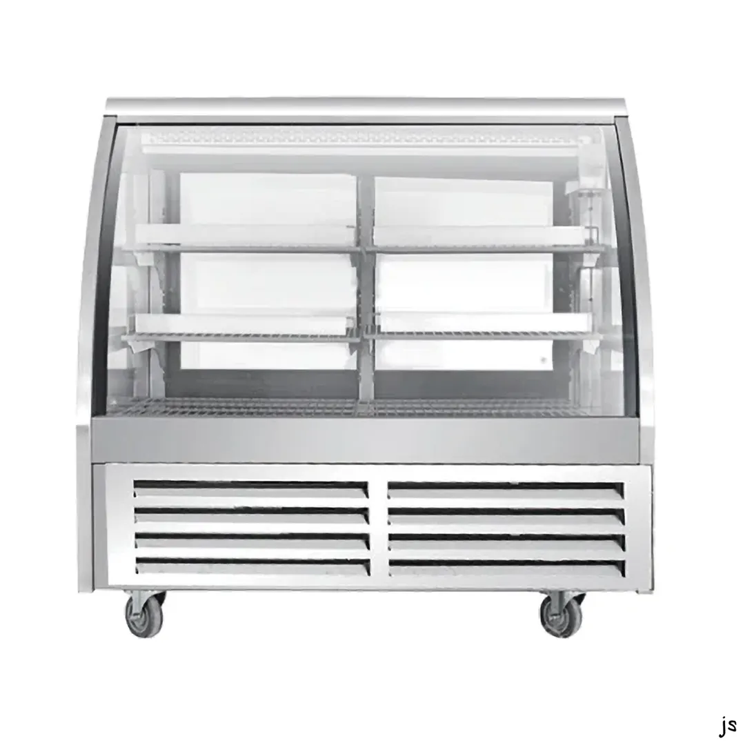 Vitlife Commercial VKSC-P1208RCUS 47.2" Gravity Coil Deli Case, 14.1 cu ft, 2 Shelves