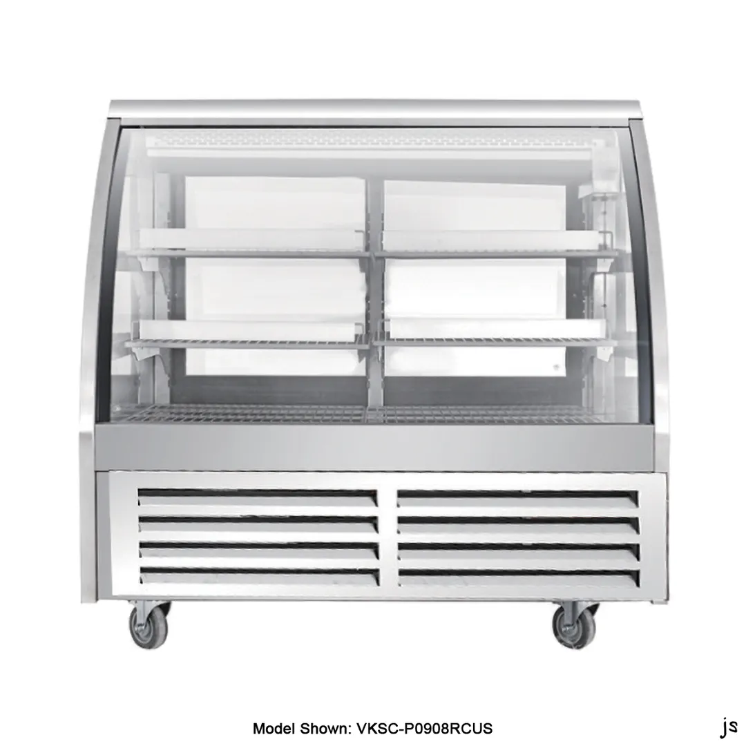 Vitlife Commercial VKSC-P1508RCUS 59" Gravity Coil Deli Case, 17.8 cu ft