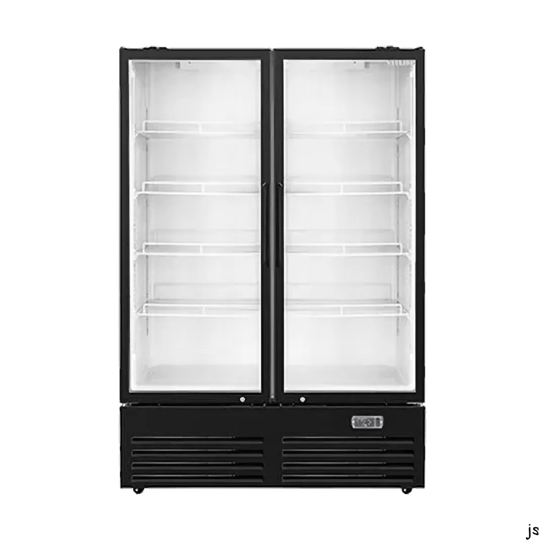 Vitlife Commercial VSC798VTW 40" 2-Glass Door Merchandiser Refrigerator, 26.5 cu. ft.