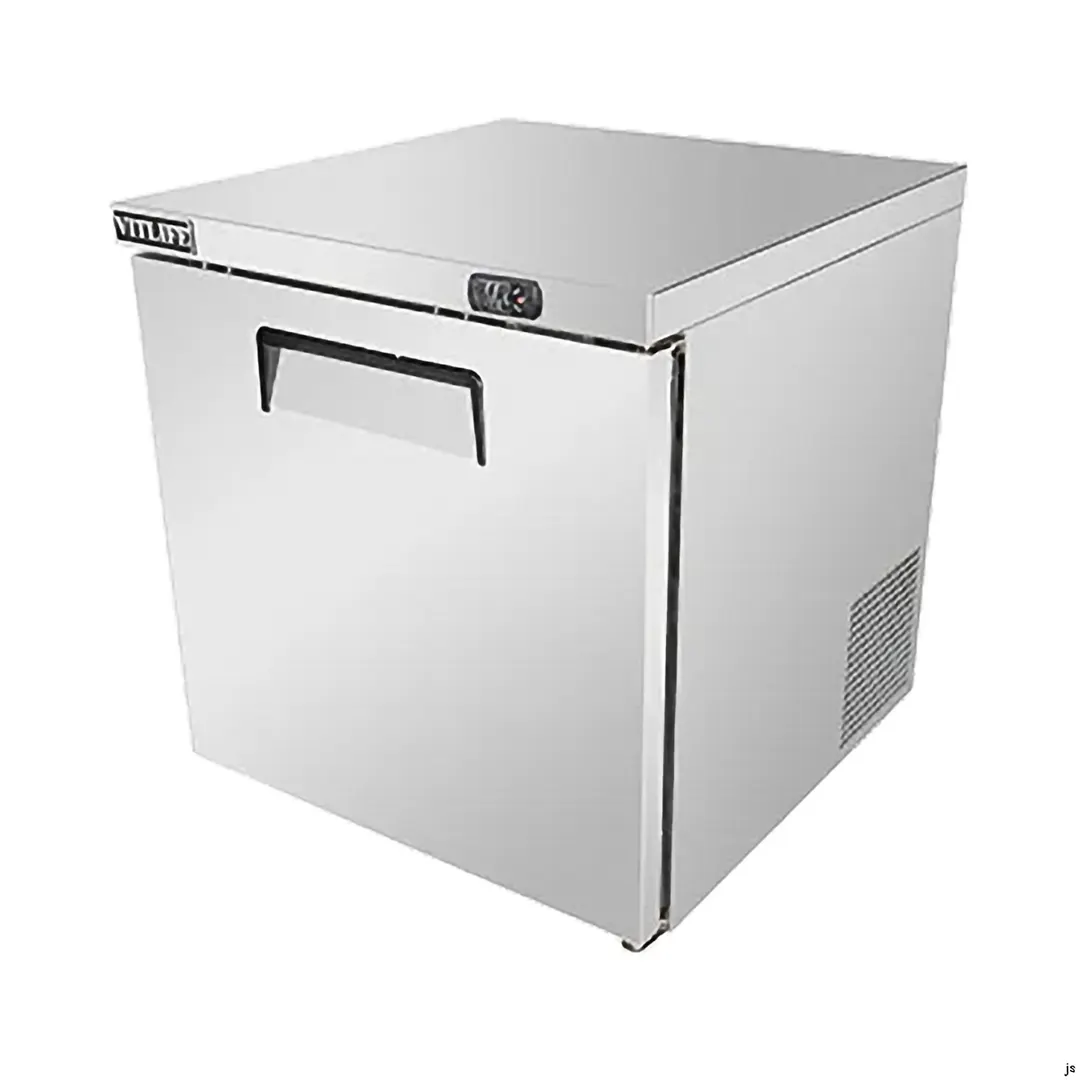 Vitlife Commercial VUC29R 29" 1-Solid Door Reach-In Undercounter Refrigerator, 6.7 cu. ft.