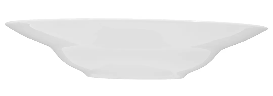Seltmann 001-167068 Meran Round Deep Rim China Plate, 10.6" Diameter, White Gloss Finish - 1/Each