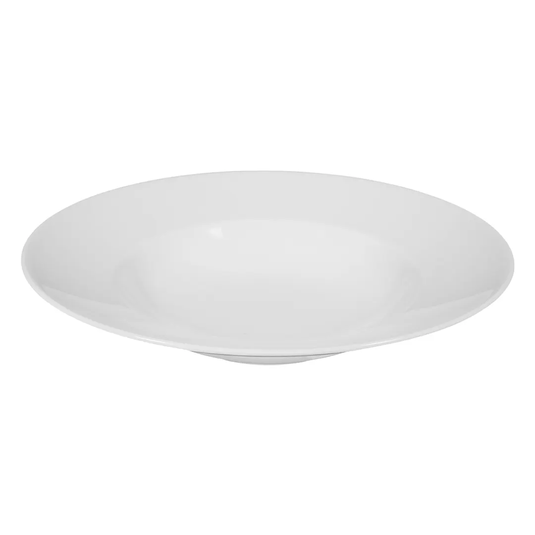 Seltmann 001-167730 Pasta Bowl - 11" Diameter Round Porcelain White Dinnerware, Meran Style