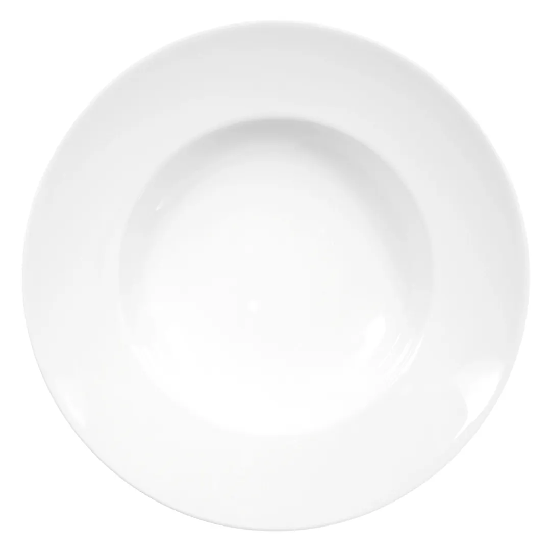 Seltmann 001-167730 Pasta Bowl - 11" Diameter Round Porcelain White Dinnerware, Meran Style