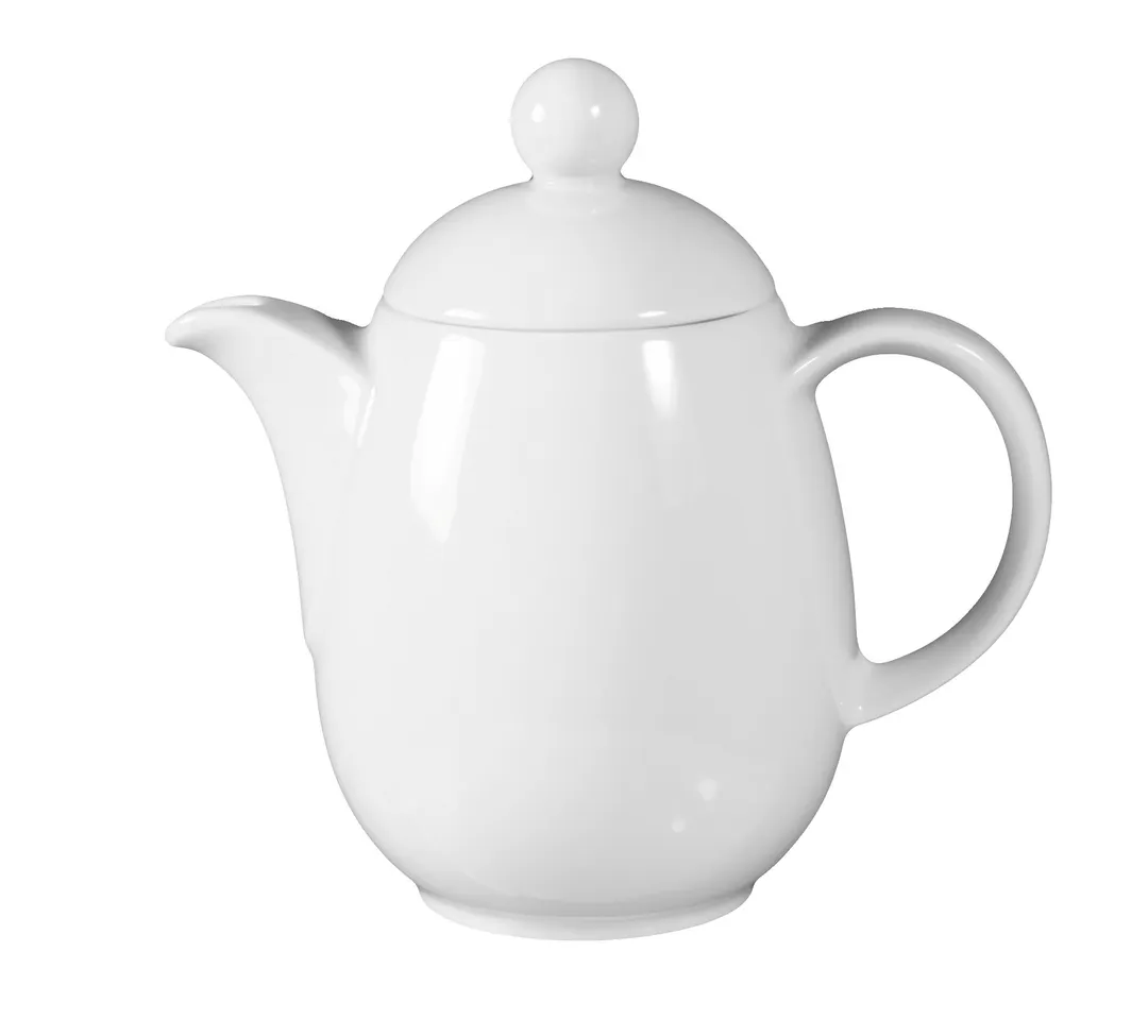 Seltmann 001-173551 China Coffee Pot, 12 oz Porcelain White, Dishwasher, Freezer, Oven Safe