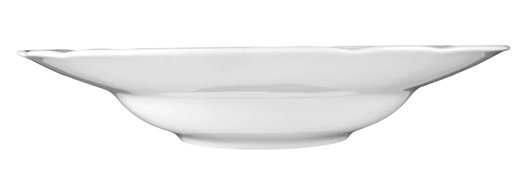 Seltmann 001-604031 - 11.9" Round Deep Pasta Plate, Porcelain, Wide Flat Edge, Salzburg Design