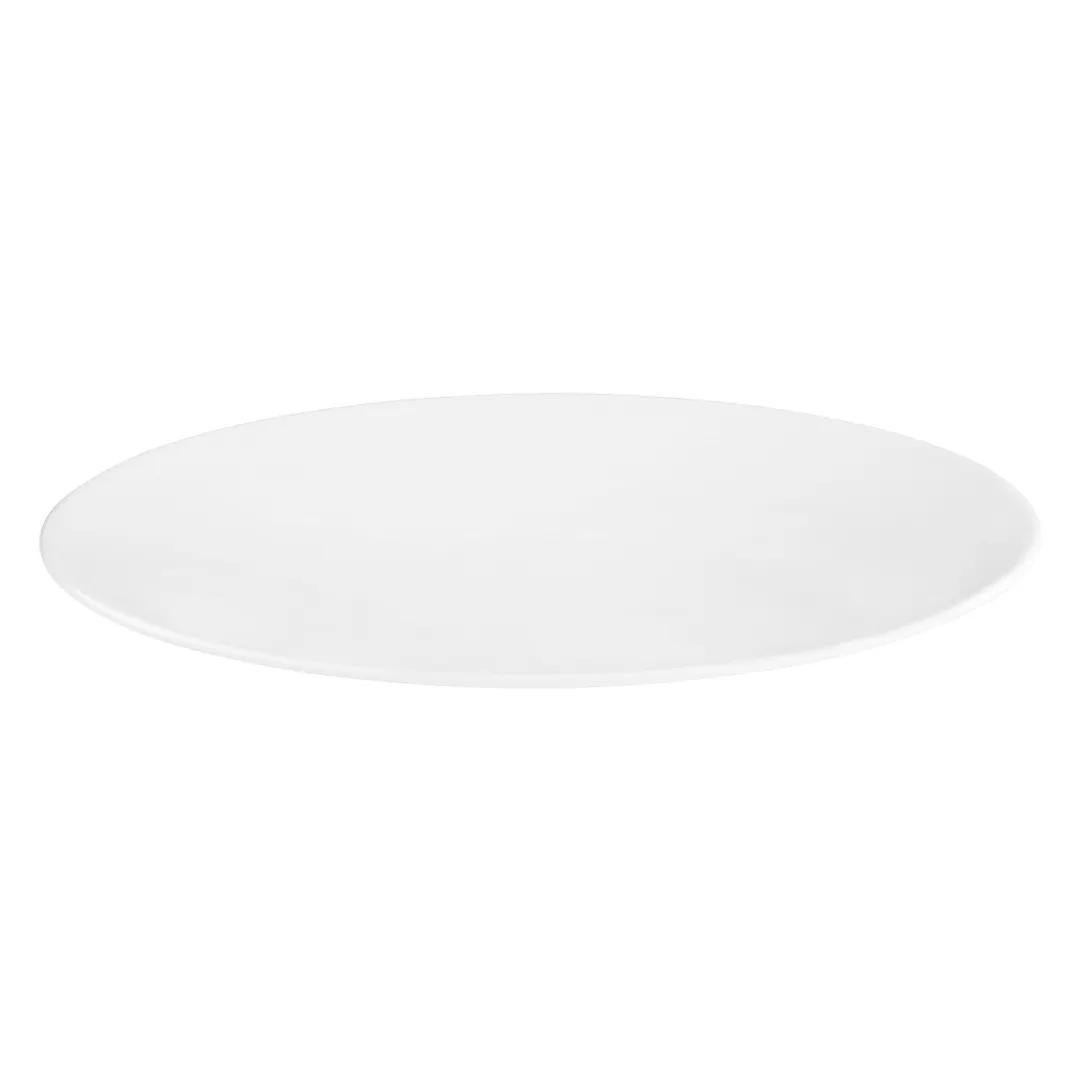 Seltmann 001-729467 - Round 8.5" Porcelain Plate, Coup Fine Dining, Elegant White Finish