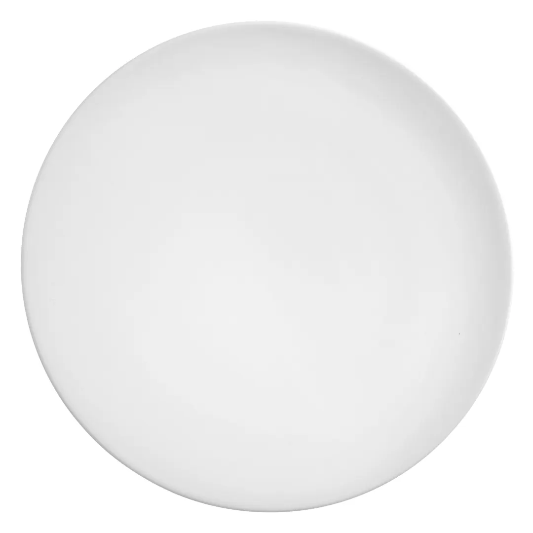 Seltmann 001-729467 - Round 8.5" Porcelain Plate, Coup Fine Dining, Elegant White Finish