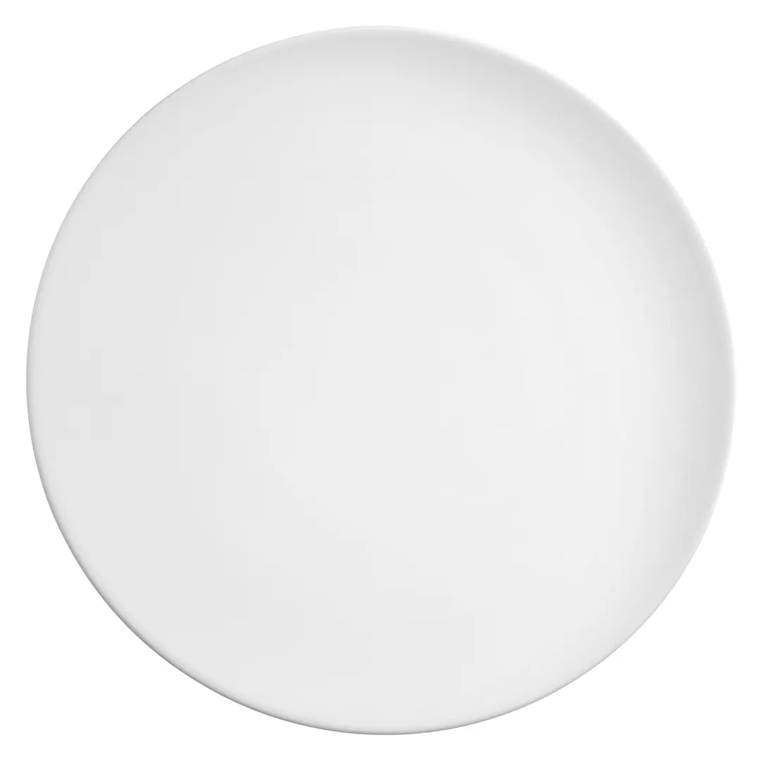 Seltmann 001-729468 Round Porcelain Dinner Plate, 10.3" Diameter, Coup Fine Dining Style