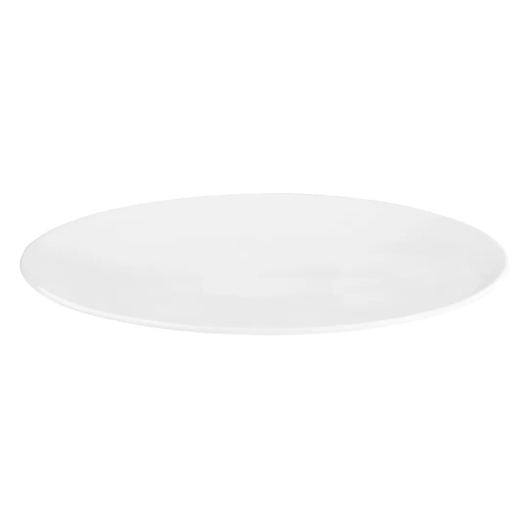 Seltmann 001-729469 - 11" Round Porcelain Dinner Plate, Coup Fine Dining, Elegant White Tableware