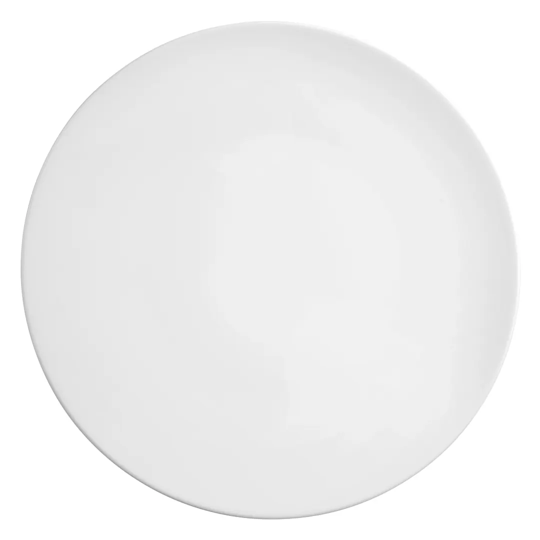 Seltmann 001-729469 - 11" Round Porcelain Dinner Plate, Coup Fine Dining, Elegant White Tableware