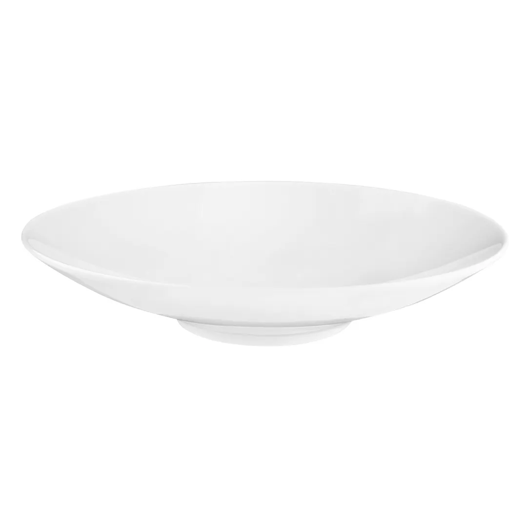 Seltmann 001-729475 Round Porcelain Dinner Bowl, 11" Diameter, White, Fine Dining Style, General Use