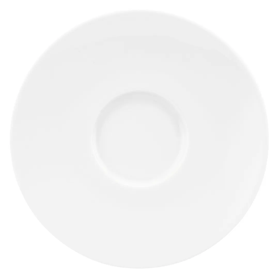 Seltmann 001-742674 - 6½" Round Porcelain Saucer, White Fine Dining China, 6.5" to 6.99" Diameter