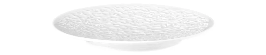 Mikasa 001-770482 China Plate, 6.54", Relief, White, Porcelain, Nori - MIK-001-770482