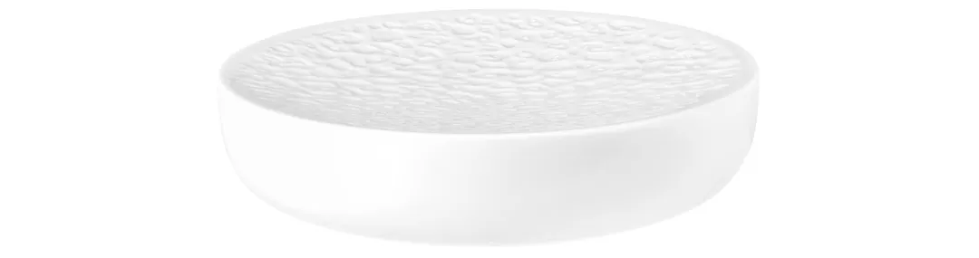 Mikasa 001-770489 Pedestal Display Stand, 6.14" White Porcelain, 5"-9" Height, 5"-10" Top Diameter