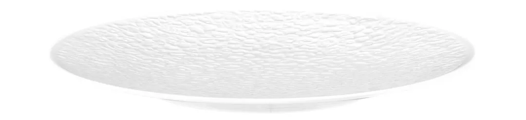 Mikasa 001-771042 China Plate, 8.46" Relief, White, Porcelain, Nori - Dishwasher Safe