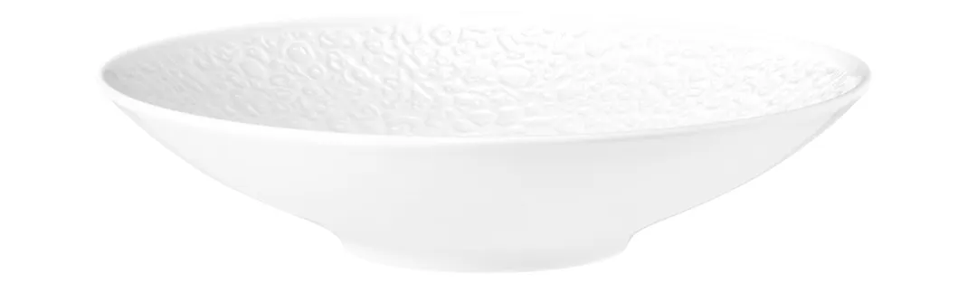 Mikasa 001-771043 Nori White Porcelain China Bowl, 9" 33.8oz Relief Design