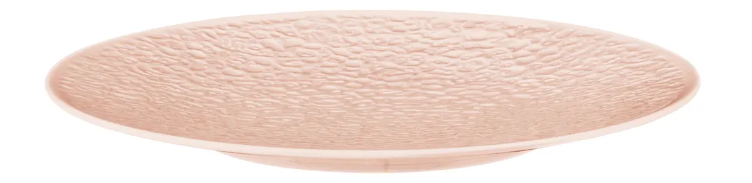 Mikasa 001-773864 China Plate, 11" Relief, Pink, Porcelain, Nori - Dishwasher Safe