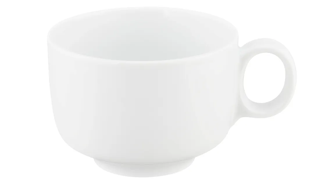 Seltmann 001-776255 China Cup, 3.98" (10‑12 oz) White Porcelain Elegant Sento Style