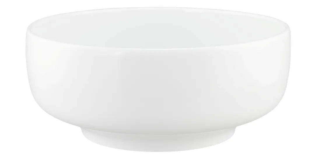 Seltmann 001-776381 - 8" Round Porcelain Dinner Bowl, 62 Oz White, General Use, Sento Design