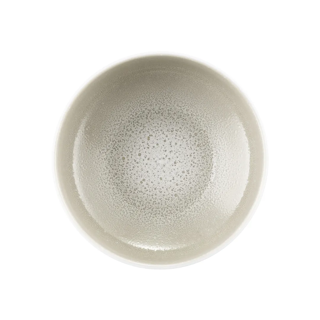 Seltmann 001-776749 - 6" 27.7oz Cream Porcelain Round Bowl, General Use Ceramic, Sento Aura Finish