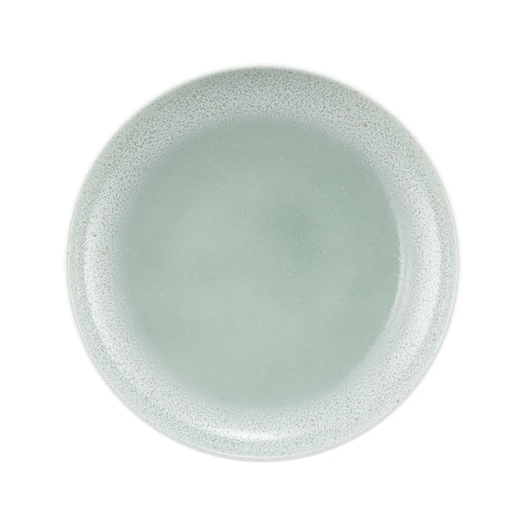 Seltmann 001-776765 Deep Rim Porcelain Plate, 8½" (26 oz) Mint Sento Aura, Round Dinnerware