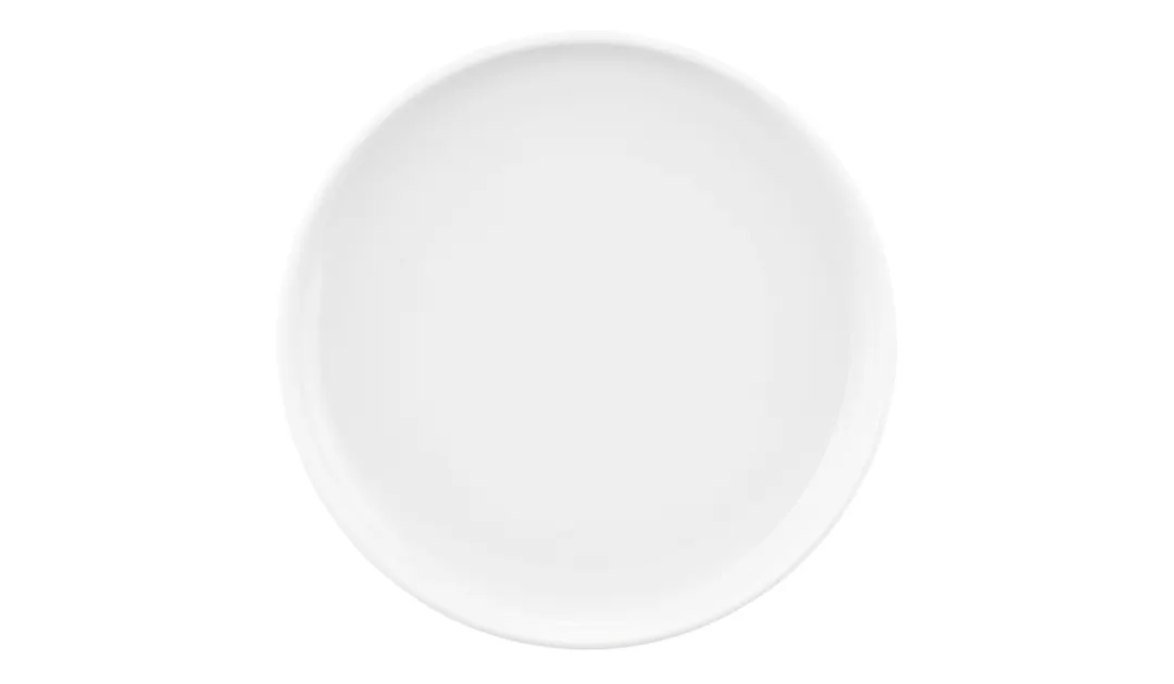 Seltmann 001-776828 Round Porcelain Platter, 6.42" Diameter Coupe Rim, White Finish