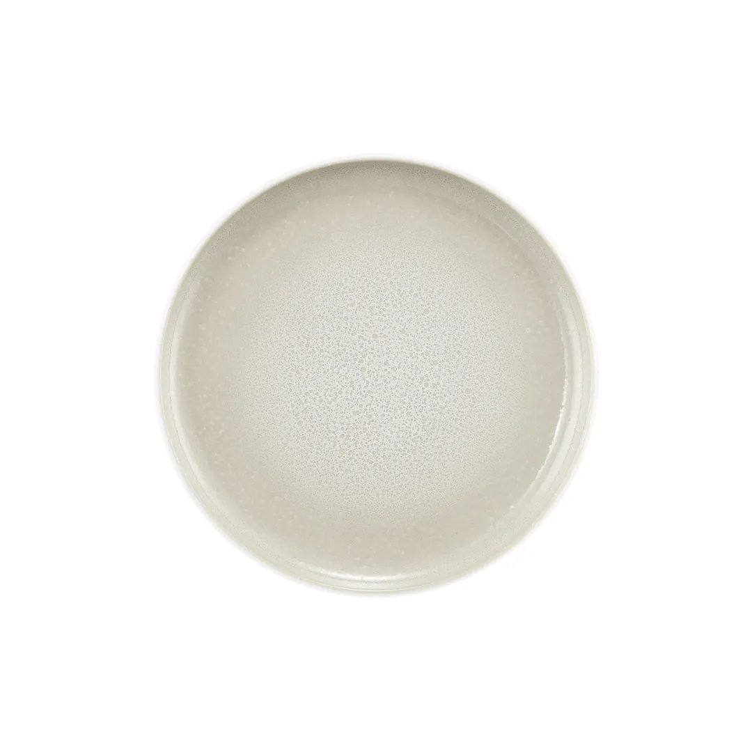 Seltmann 001-776858 SM Coupe Plate, 6.5" Cream Porcelain Dinnerware, Round Shape, Sento Aura Finish