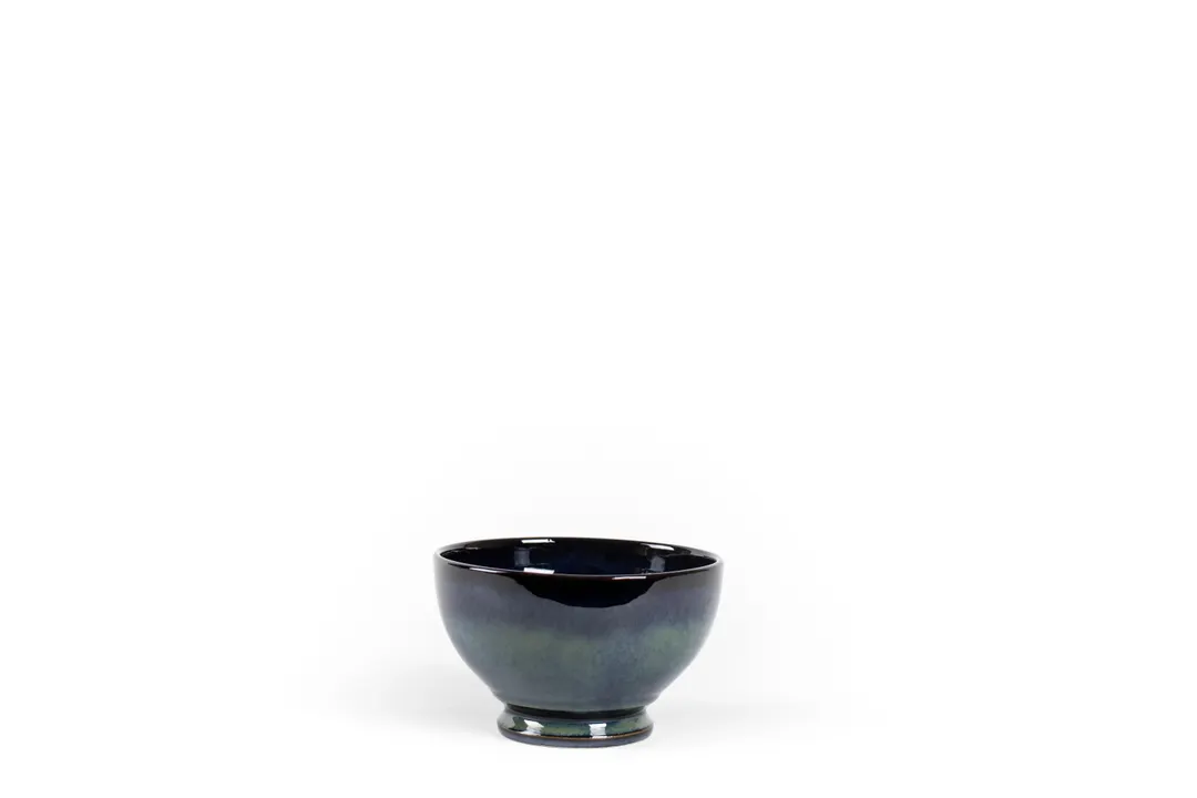 Select Concept 01-104-3-144 Footed Bowl, 18.3oz (5" Dia) Round Stoneware, Blue, 5.110" W