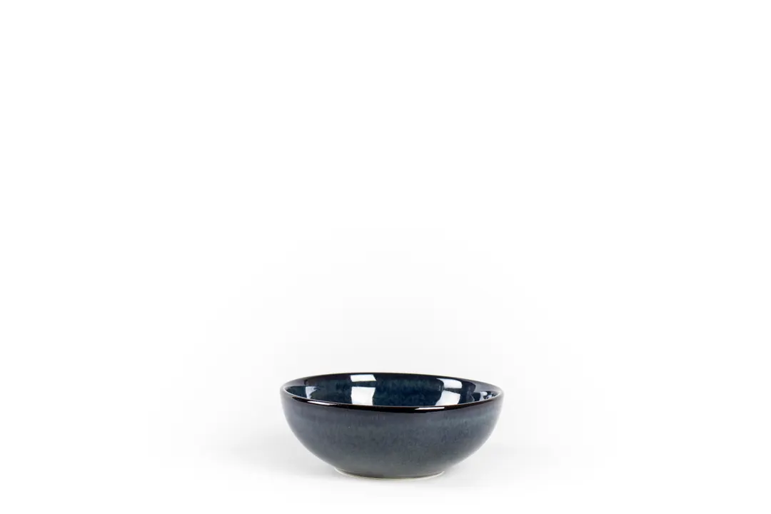Select Concept 01-86-144 Round Stoneware Bowl, 16.9oz (6.290"x6.290"x2.170"), Blue China, General Use