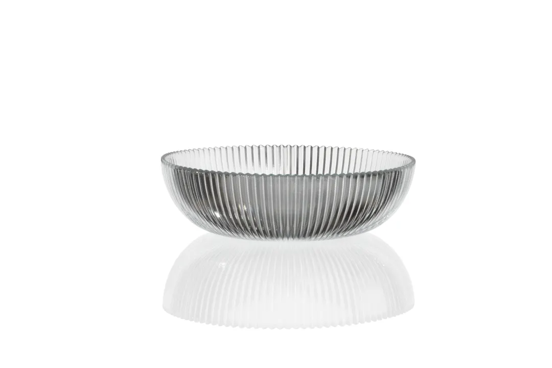 Mikasa 1874-1 Aria Clear Glass Serving Bowl, 8.07", 41 oz., Dishwasher Safe