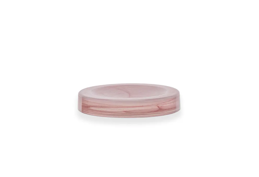 Ardacam 2064-3 Round Hollow China Bowl, 5" (5 oz) Pink and White Glass, General Use