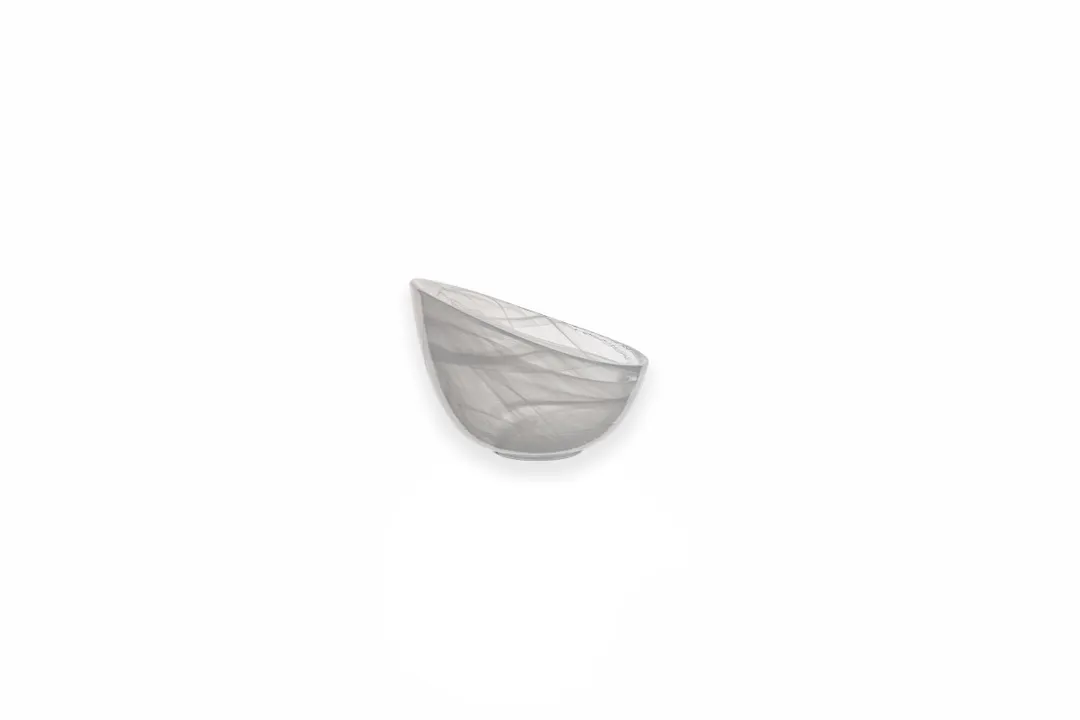 Mikasa 2066-2 Ardacam Glass Serving Bowl, 8-10" Diameter, 3.94" Height, White Gusto