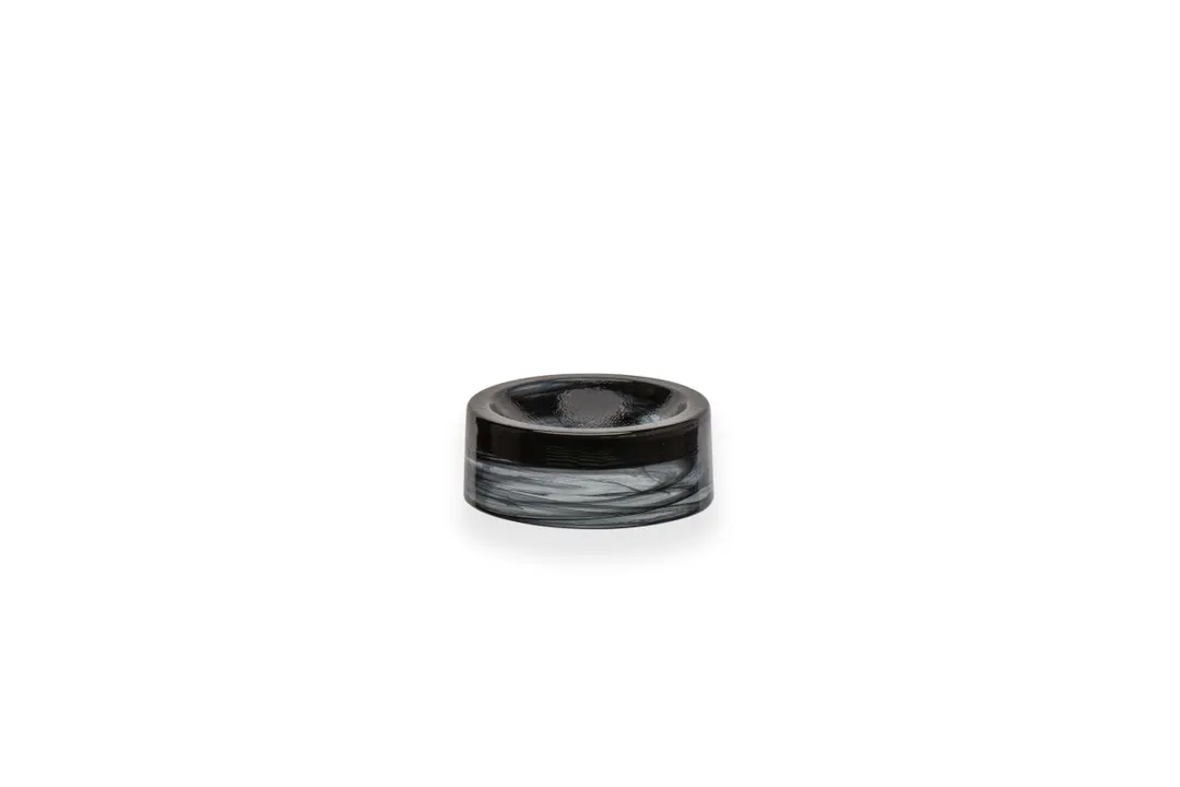 Ardacam 2164-43 China Bowl, 3.9" Diameter, 1.69 Oz Capacity, Hollow Round Black Glass