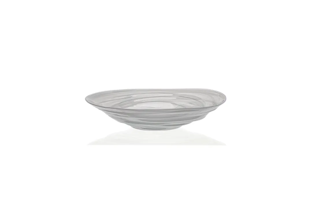 Mikasa 2165-2 Ardacam Serving Bowl, 9.8" Diameter, White Glass, Elegant Tabletop Display