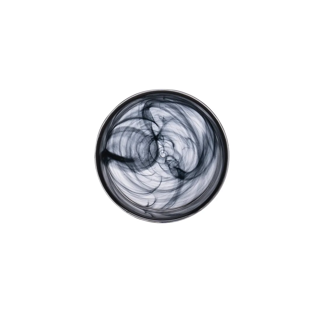 Ardacam 2447-43 Round Glass Serving Bowl, 5.12" Diameter, 12.5 Oz Capacity, Black Finish