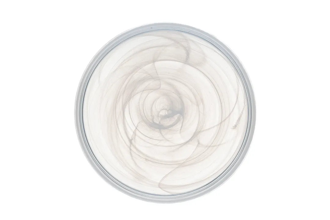 Ardacam 2449-2 Round Glass Dinner Plate, 9.45" Diameter, White Finish, Elegant Asos Design